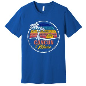 Cancun Retro Sunset Premium T-Shirt