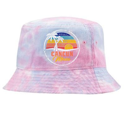 Cancun Retro Sunset Tie-Dyed Bucket Hat