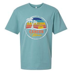 Cancun Retro Sunset Sueded Cloud Jersey T-Shirt