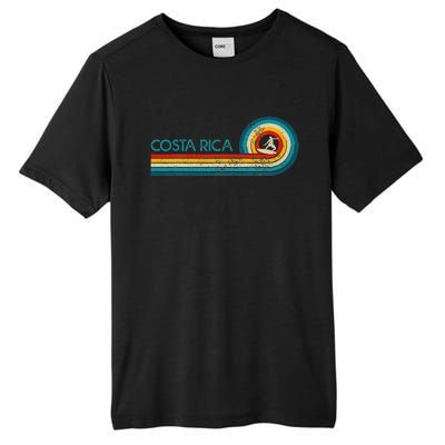 Costa Rica Surf Vintage Beach Surfer Tall Fusion ChromaSoft Performance T-Shirt