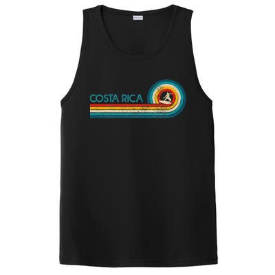 Costa Rica Surf Vintage Beach Surfer PosiCharge Competitor Tank