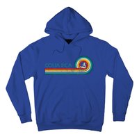 Costa Rica Surf Vintage Beach Surfer Hoodie