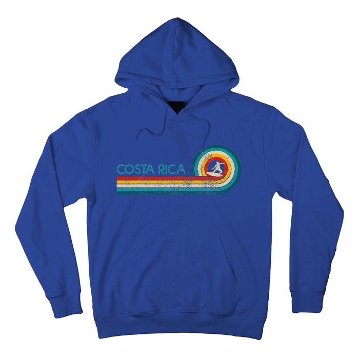 Costa Rica Surf Vintage Beach Surfer Hoodie