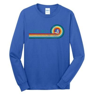 Costa Rica Surf Vintage Beach Surfer Tall Long Sleeve T-Shirt