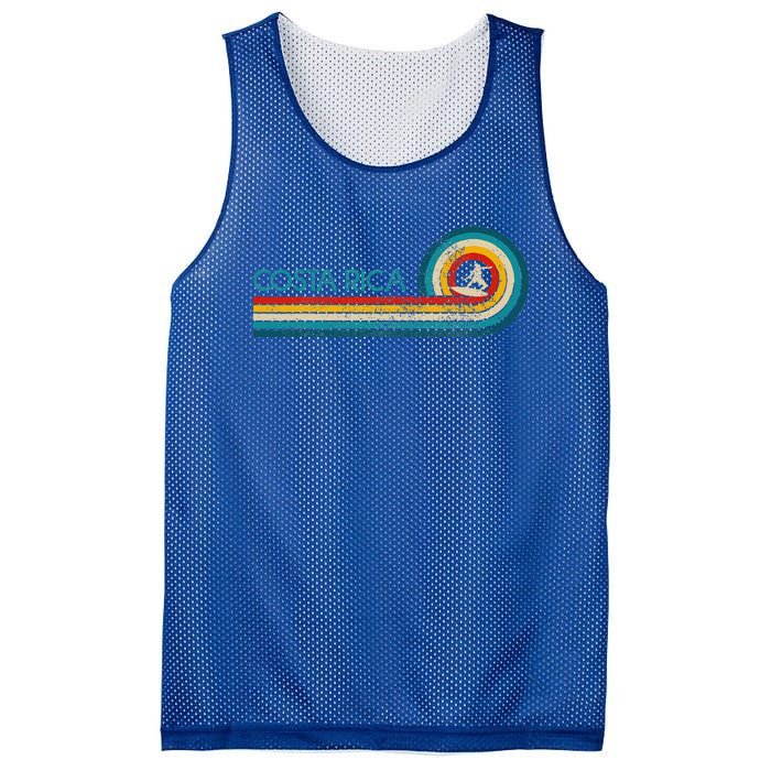 Costa Rica Surf Vintage Beach Surfer Mesh Reversible Basketball Jersey Tank