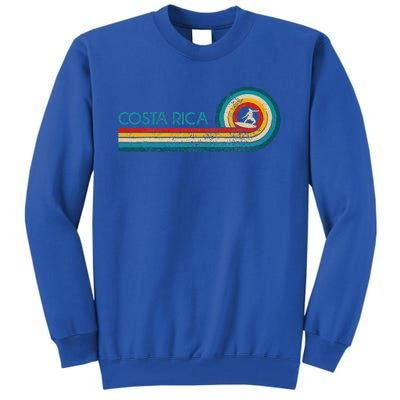 Costa Rica Surf Vintage Beach Surfer Tall Sweatshirt