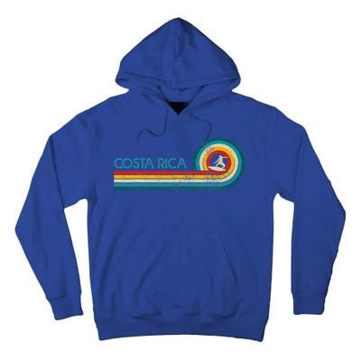 Costa Rica Surf Vintage Beach Surfer Tall Hoodie