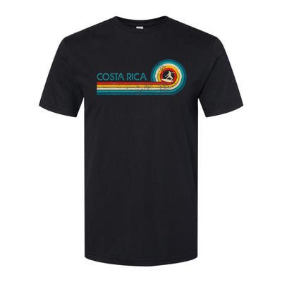 Costa Rica Surf Vintage Beach Surfer Softstyle CVC T-Shirt