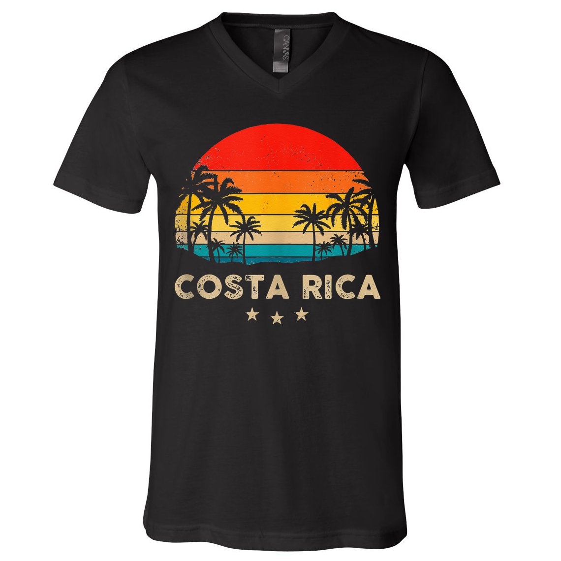 Costa Rica Sunset V-Neck T-Shirt