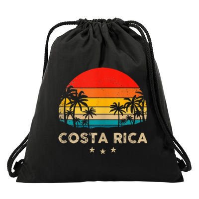 Costa Rica Sunset Drawstring Bag