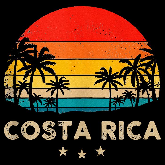 Costa Rica Sunset Drawstring Bag