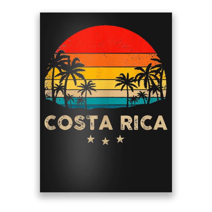 Costa Rica Sunset Poster