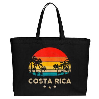 Costa Rica Sunset Cotton Canvas Jumbo Tote