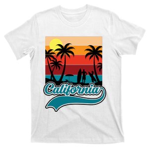 California Retro Sunset Graphic T-Shirt