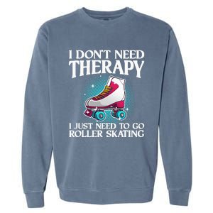 Cool Roller Skating For  Roller Derby Inline Skate Garment-Dyed Sweatshirt