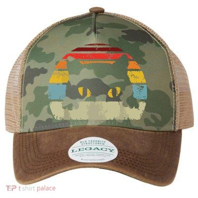 Cat Retro Style Black Kitty Cats Lover Gift Legacy Tie Dye Trucker Hat