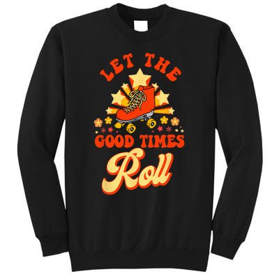 Cool Roller Skating Skate 1970S Retro Sweatshirt