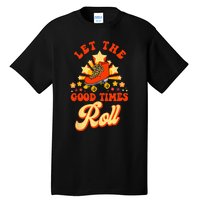 Cool Roller Skating Skate 1970S Retro Tall T-Shirt