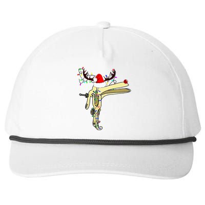 Christmas Reindeer Speculum Nurse OBGYN L&D Nursing Xmas  Snapback Five-Panel Rope Hat