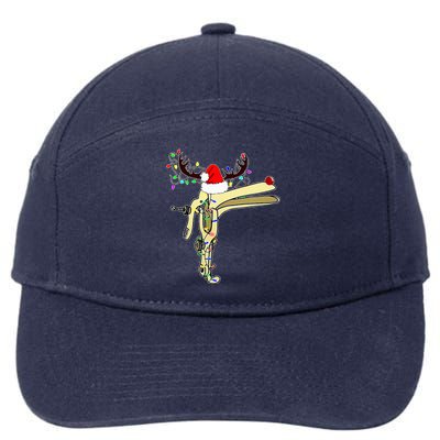 Christmas Reindeer Speculum Nurse OBGYN L&D Nursing Xmas  7-Panel Snapback Hat