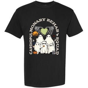 Cardiopulmonary Rehab Squad Halloween Ghost Spooky Nurse Garment-Dyed Heavyweight T-Shirt