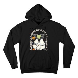 Cardiopulmonary Rehab Squad Halloween Ghost Spooky Nurse Hoodie