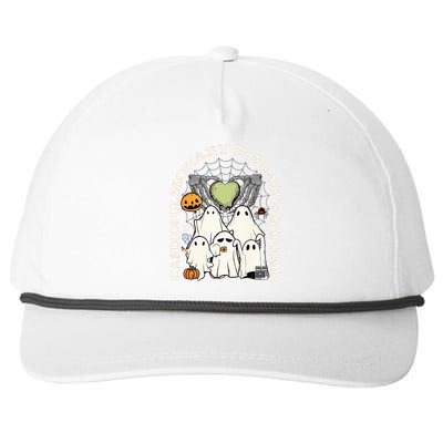 Cardiopulmonary Rehab Squad Halloween Ghost Spooky Nurse Snapback Five-Panel Rope Hat