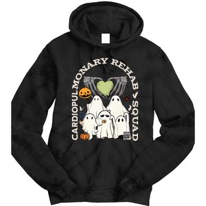 Cardiopulmonary Rehab Squad Halloween Ghost Spooky Nurse Tie Dye Hoodie