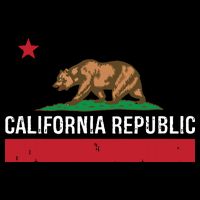 California Republic State Flag Cooling Performance Crew T-Shirt