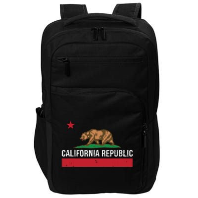 California Republic State Flag Impact Tech Backpack