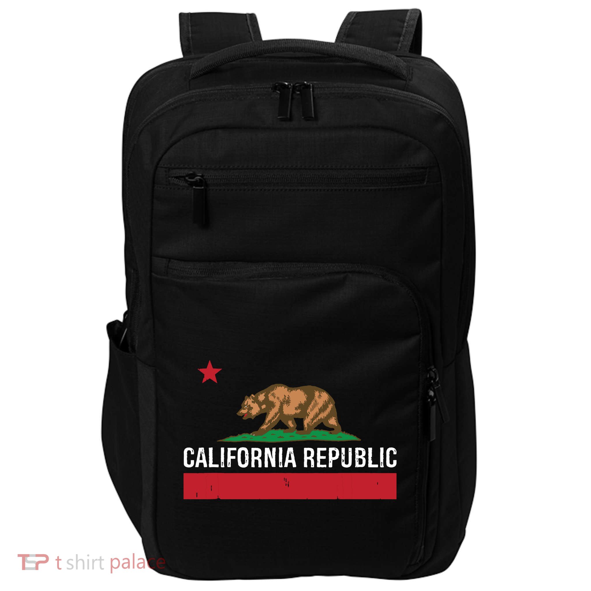 California Republic State Flag Impact Tech Backpack