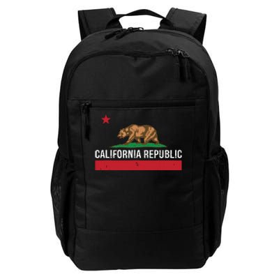 California Republic State Flag Daily Commute Backpack