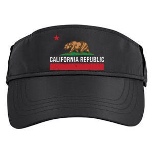 California Republic State Flag Adult Drive Performance Visor