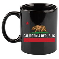 California Republic State Flag 11oz C Handle Ceramic Mug