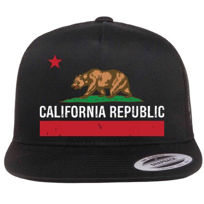 California Republic State Flag Flatbill Hat