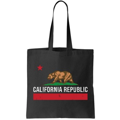 California Republic State Flag Tote Bag