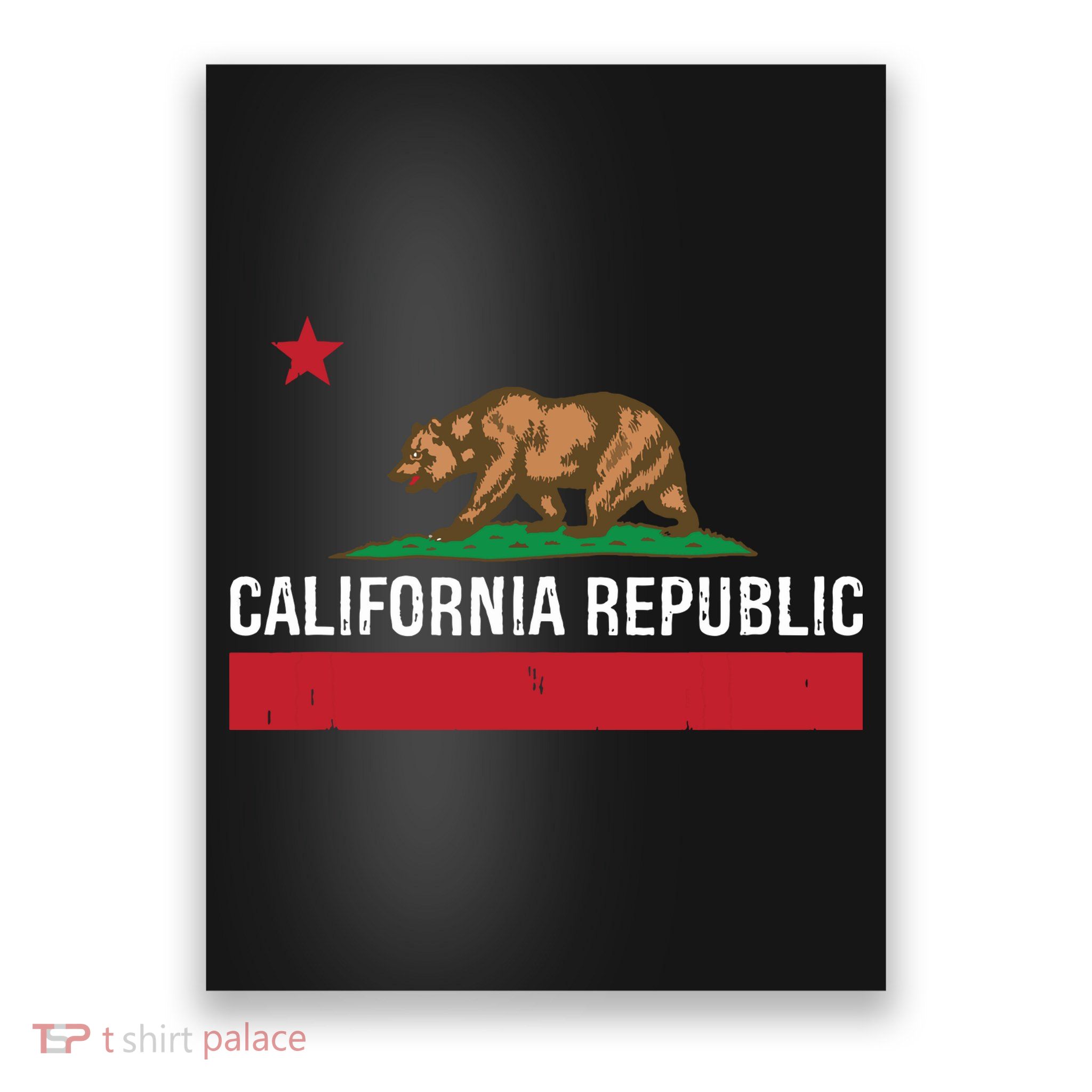 California Republic State Flag Poster
