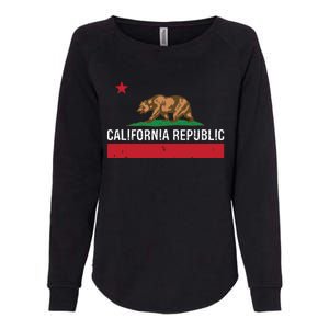 California Republic State Flag Womens California Wash Sweatshirt