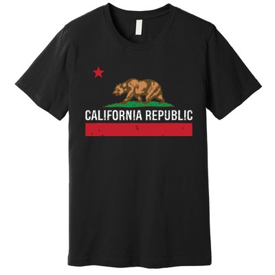 California Republic State Flag Premium T-Shirt