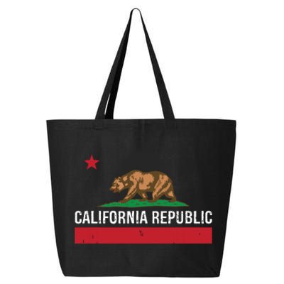 California Republic State Flag 25L Jumbo Tote