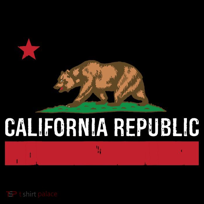California Republic State Flag Baby Bodysuit