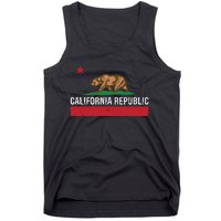 California Republic State Flag Tank Top