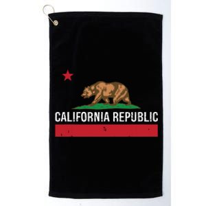 California Republic State Flag Platinum Collection Golf Towel