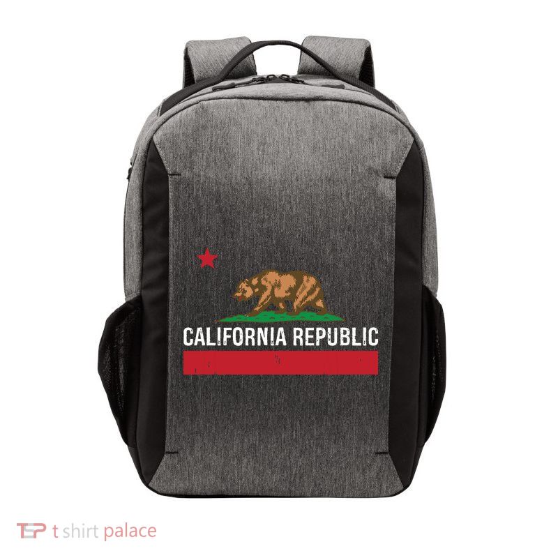 California Republic State Flag Vector Backpack