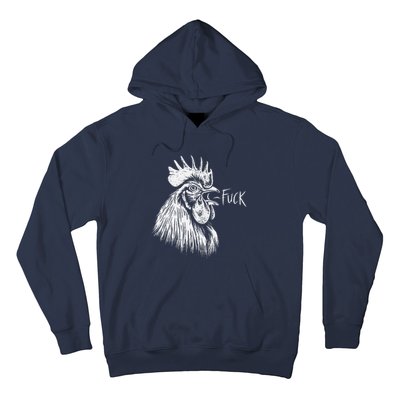 Chicken Rooster Saying Fuck Funny Hoodie