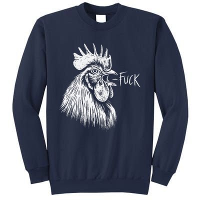 Chicken Rooster Saying Fuck Funny Sweatshirt