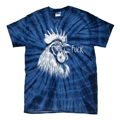 Chicken Rooster Saying Fuck Funny Tie-Dye T-Shirt