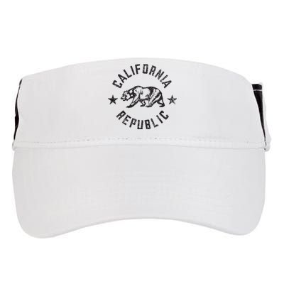 California Republic State Flag Grizzly Bear Adult Drive Performance Visor