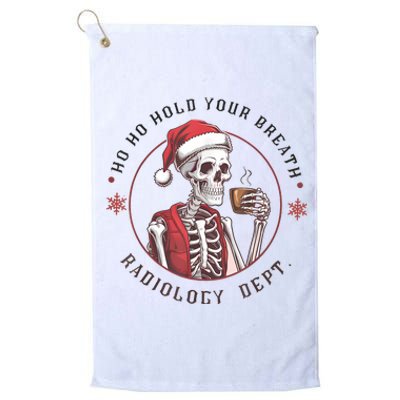 Christmas Radiology Tech Skeleton Xray Tech Ct Mri Women Platinum Collection Golf Towel