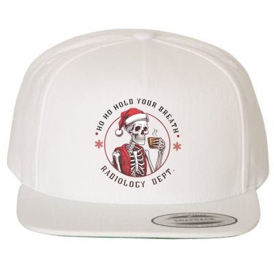 Christmas Radiology Tech Skeleton Xray Tech Ct Mri Women Wool Snapback Cap